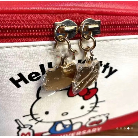 New Hello Kitty Cosmetic Case 45th Anniversary - Picture 3 of 12